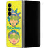 Adult Swim Rick and Morty Rick and Morty Portal Eyes Galaxy Z Fold4 5G Skin